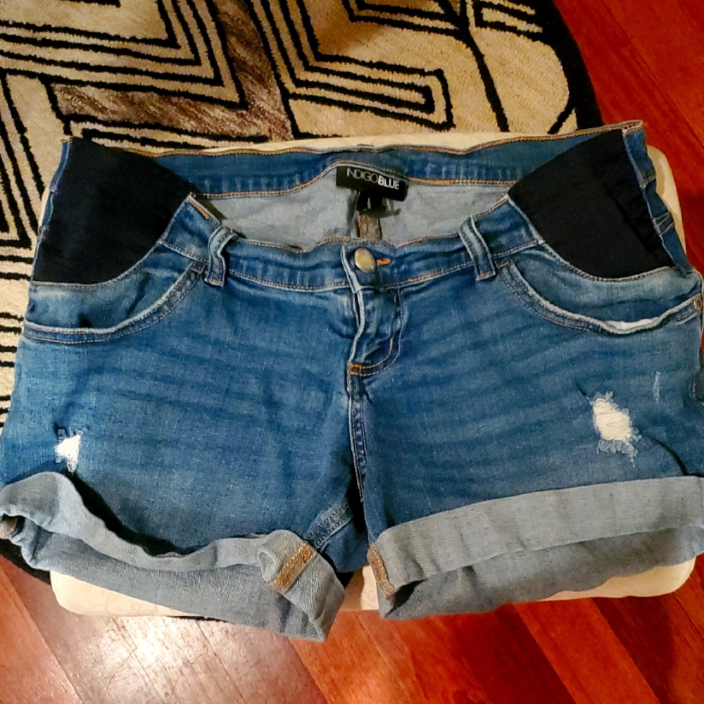 Maternity Jean Shorts